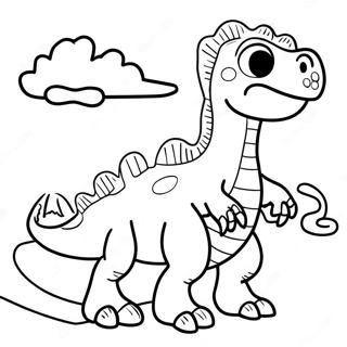 Dino Dana Coloring Pages