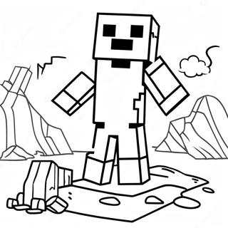 Minecraft Entity 303 Coloring Page 48263-38517