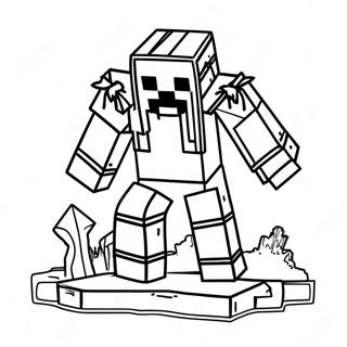 Minecraft Entity 303 Coloring Page 48263-38519