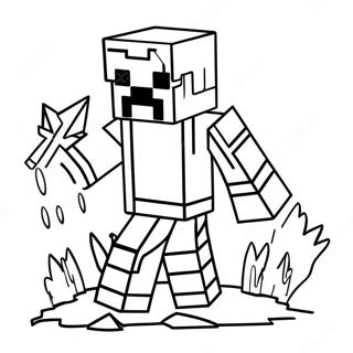 Minecraft Entity 303 Coloring Page 48263-38520