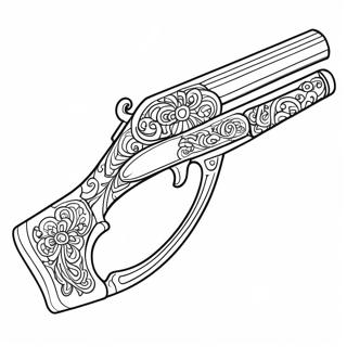 Shotgun Coloring Pages