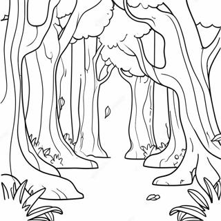 Mythographic Enchanted Forest Coloring Page 48304-38554