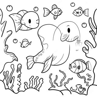 Under The Sea For Adults Coloring Pages