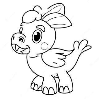 Cute Birdo With Bow Coloring Page 48324-38574