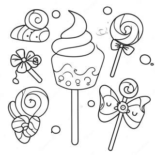 Cute Candy Land Coloring Page 48333-38583