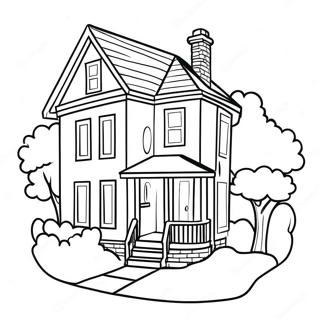 Real Estate Coloring Pages