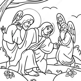 Resurrection Coloring Pages