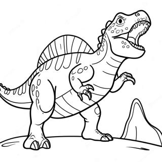 Giganotosaurus Roaring Coloring Page 48414-38646