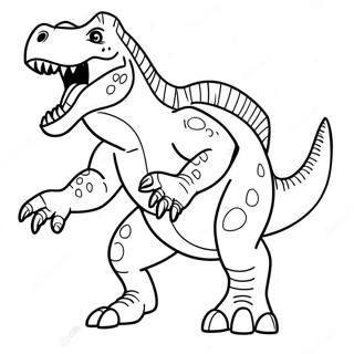 Giganotosaurus Roaring Coloring Page 48414-38647