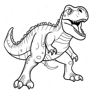 Giganotosaurus Roaring Coloring Page 48414-38648