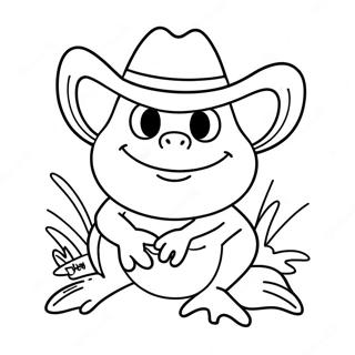 Sheriff Toadster Coloring Page 48423-38649