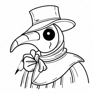 Plague Doctor Coloring Page 48443-38665