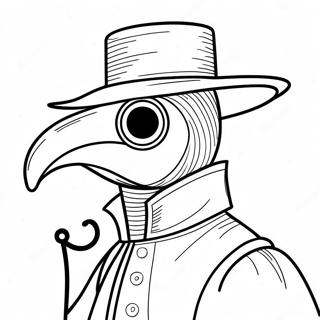 Plague Doctor Coloring Page 48443-38666