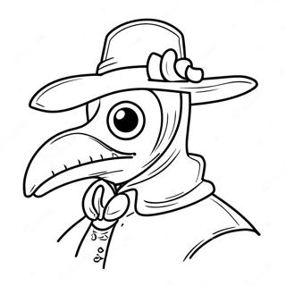 Plague Doctor Coloring Page 48443-38668