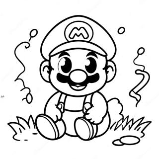 Baby Mario Coloring Page 48463-38686