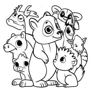 Madagascar Coloring Pages