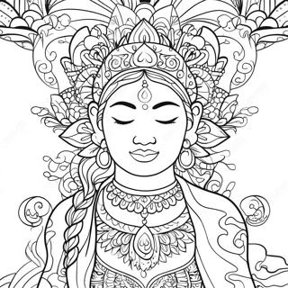 Calm Breathing Exercises Coloring Page 48484-38697