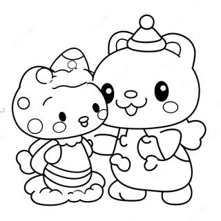 Sanrio Anime Coloring Pages