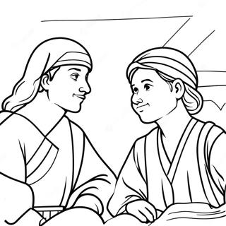 Parable Of The Two Sons Coloring Page 48543-38755