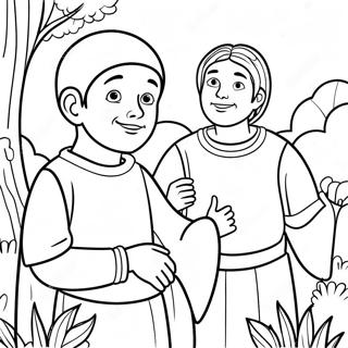 Parable Of The Two Sons Coloring Page 48543-38756