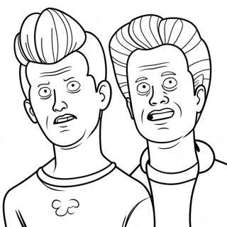 Beavis And Butthead Coloring Page 48573-38769