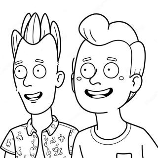 Beavis And Butthead Coloring Page 48573-38770