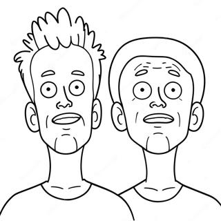 Beavis And Butthead Coloring Page 48573-38771