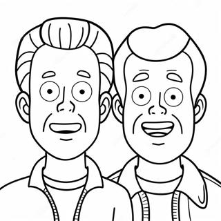 Beavis And Butthead Coloring Page 48573-38772