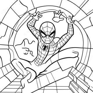 Spider Man Far From Home Coloring Pages