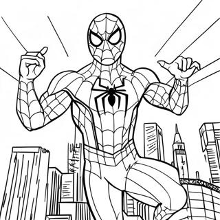 Spider Man Far From Home Coloring Page 48623-38814