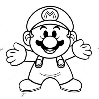 Mario Among Us Character Coloring Page 48683-38862