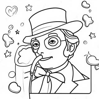 Golden Wonka Bar Coloring Page 48714-38886