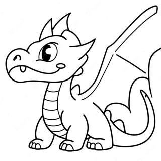 Fire Breathing Dragon Pokemon Coloring Page 48744-38912