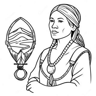 Sacagawea Coloring Page 48753-38913