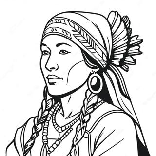 Sacagawea Coloring Page 48753-38915