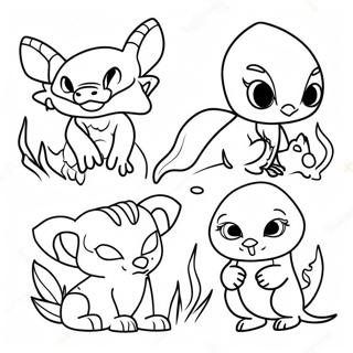 Dark Fantasy Creatures Coloring Page 48794-38957