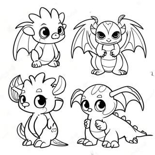 Dark Fantasy Creatures Coloring Page 48794-38959