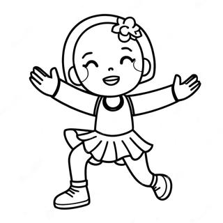 That Girl Lay Lay Dancing Coloring Page 48814-38965