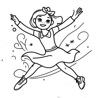 That Girl Lay Lay Dancing Coloring Page 48814-38967