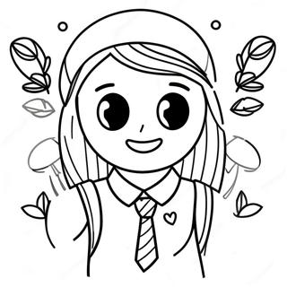 Roblox Preppy Girl Coloring Page 48873-39012