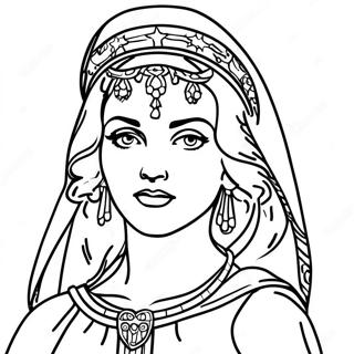 Madonna Iconic Pose Coloring Page 48893-39028