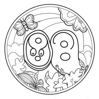 Number 18 Coloring Page 48913-39043