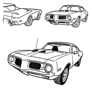 Classic Pontiac Firebird Coloring Page 48944-39069