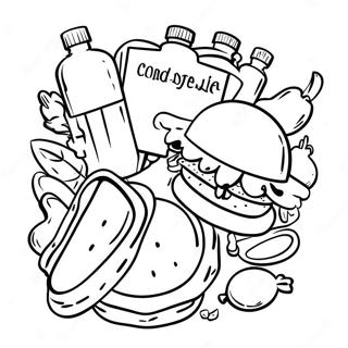 Food Safety Awareness Coloring Page 48993-39112