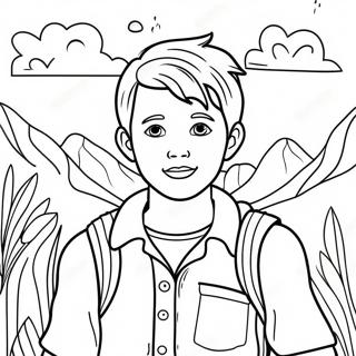 Adventurous Jacob Coloring Page 49004-39119