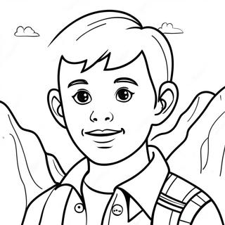 Adventurous Jacob Coloring Page 49004-39120