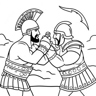 Gladiator Coloring Pages