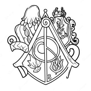 Harry Potter Houses Coloring Page 49033-39140