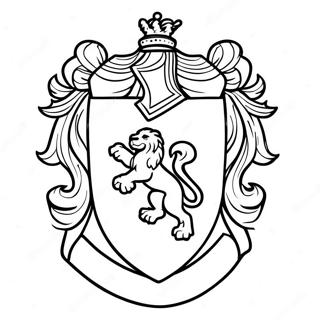 Gryffindor Crest Coloring Page 49034-39148