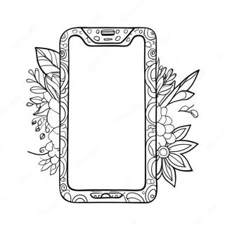 Phone Case Coloring Pages